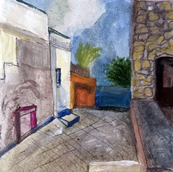 Evening Light
Pastels and Acrylics on paper, 20x20cm