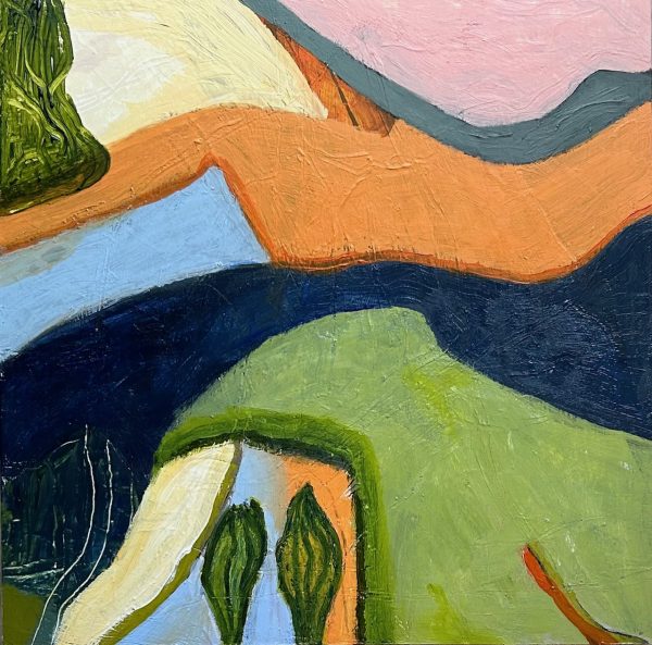 Layers in the Landscape
Oil on pine panel, framed
52 x 52cm