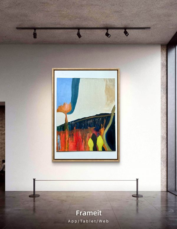 Tryptich A
Oil on board, virtually framed
51 x 41cm unframed
Part of a set of 3