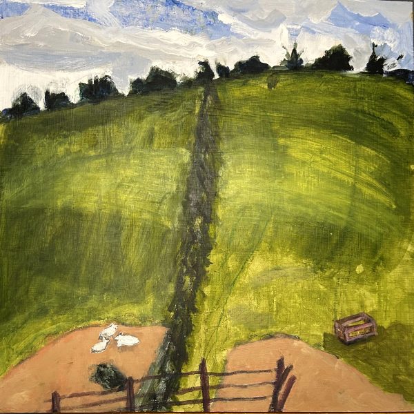 Yorkshire Dales 4
The High Hill
Mixed media on MDF, 50 x 50cm.