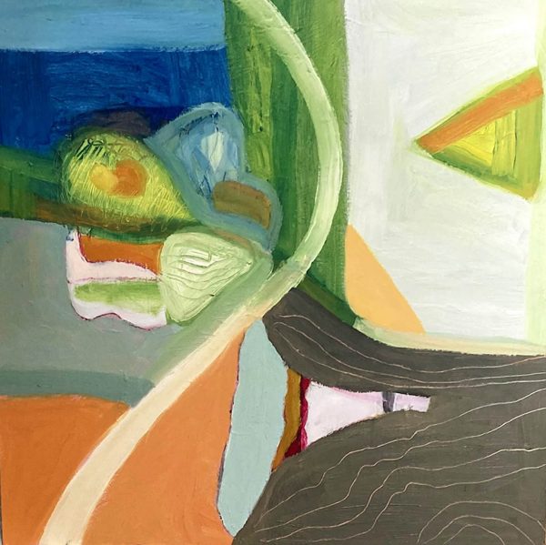 Earth, Sea and Sky. oil on board, framed 62cm x 62cm Earth sea and sky Oil abstract