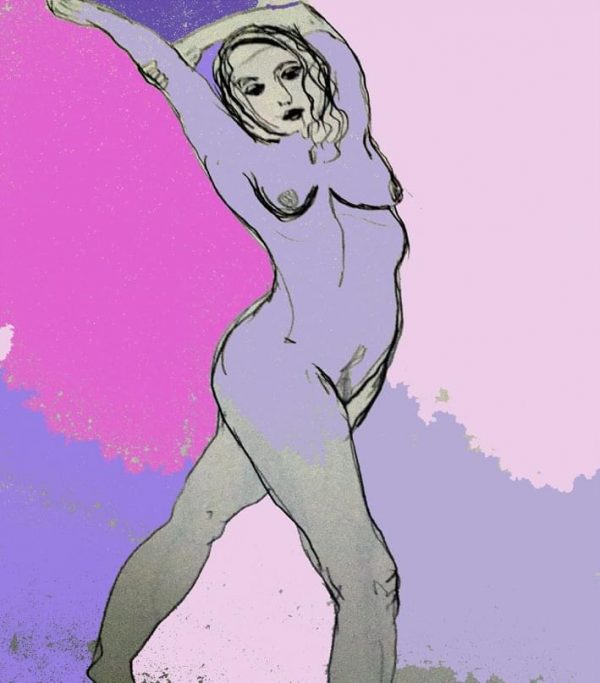 Stretching. drawing painting and digital available as A4 or A3 print on Fine Art Paper or on canvas 2020 Stretching drawing painting